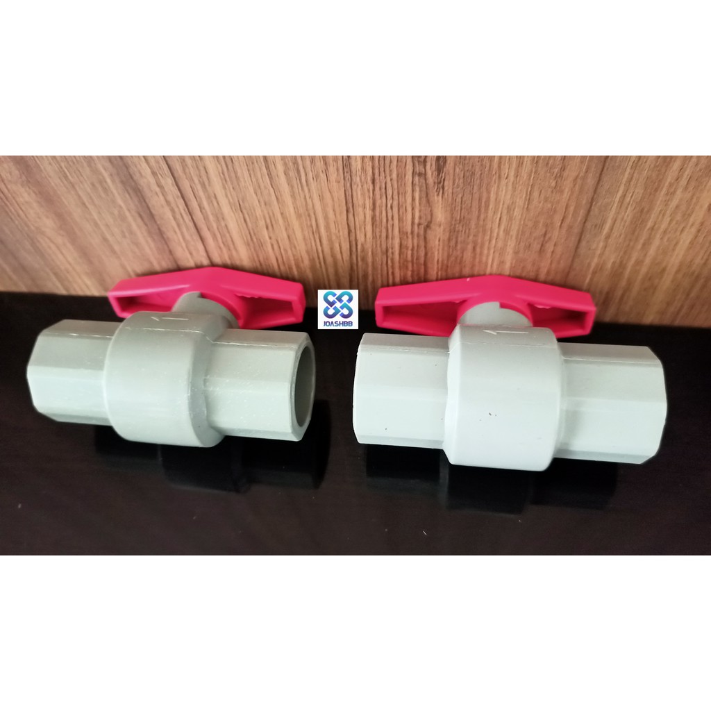 Ball valve / Stop kran PVC polos 3/4&quot; inch (1.9cm) HSS