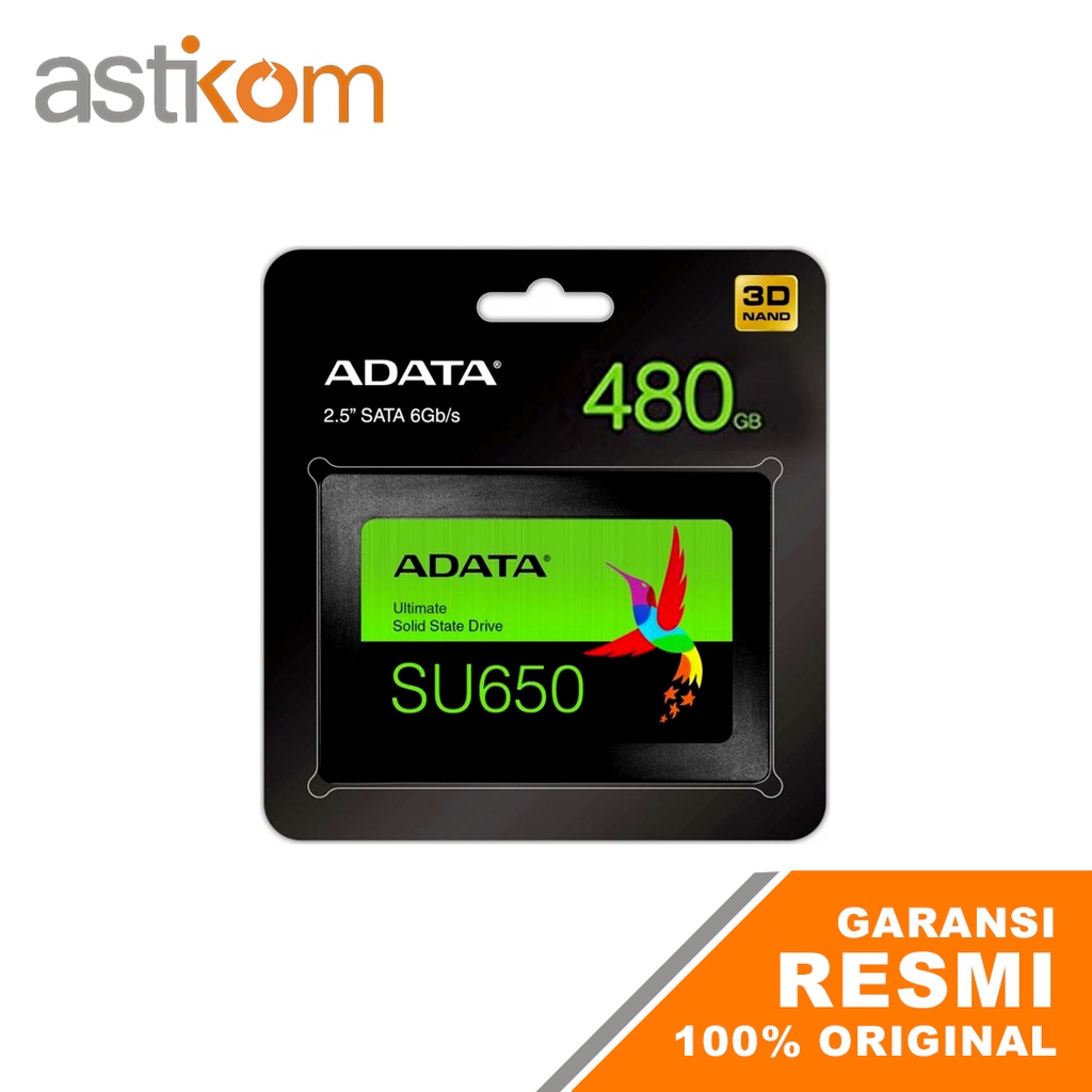 SSD Adata Ultimate 2.5&quot; SATA 480 GB SU650