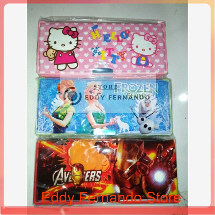

TYPE C 1628 KOTAK PENSIL ANAK / TEPAK PENSIL KARAKTER - KARAKTER CEWEK