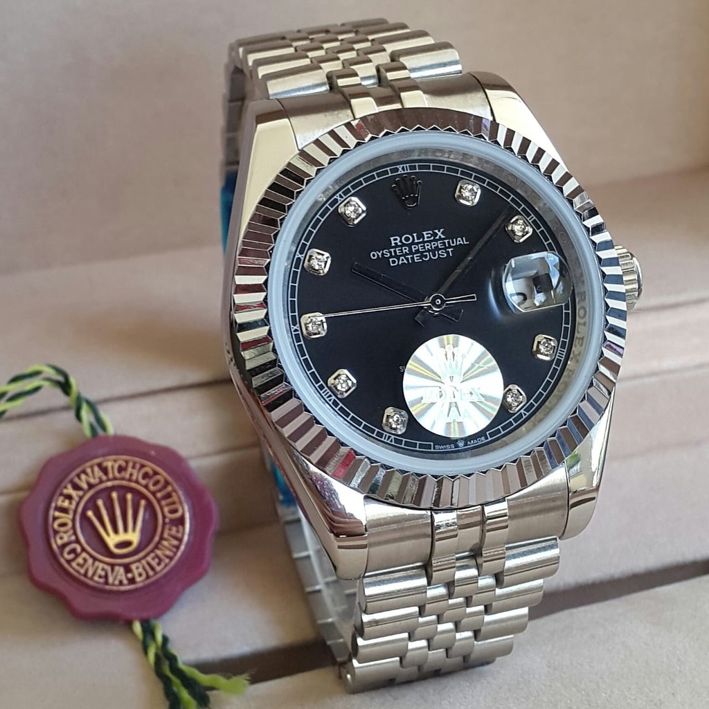 Big Sale Jam Rolex Datejust Oyster All Silver Spacial Edition Ori Authentic Kaca Safir Stainless