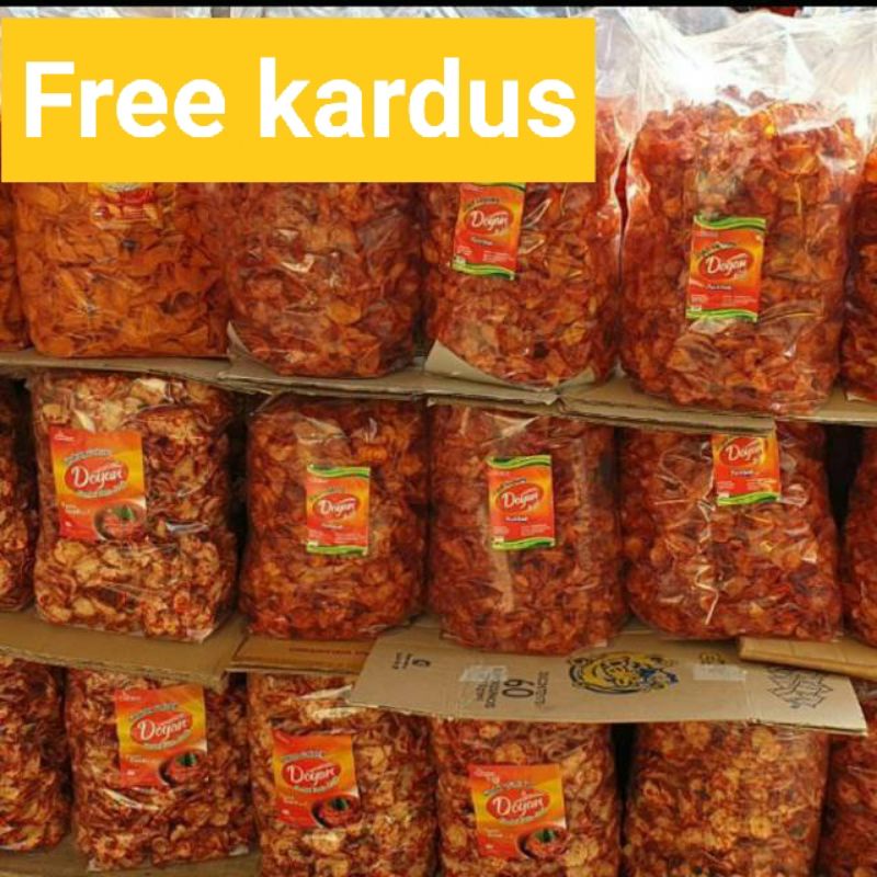 

Grosir termurah Keripik keripik Singkong Balado Sanjay pedas manis padang malang jawa enak 200 gram