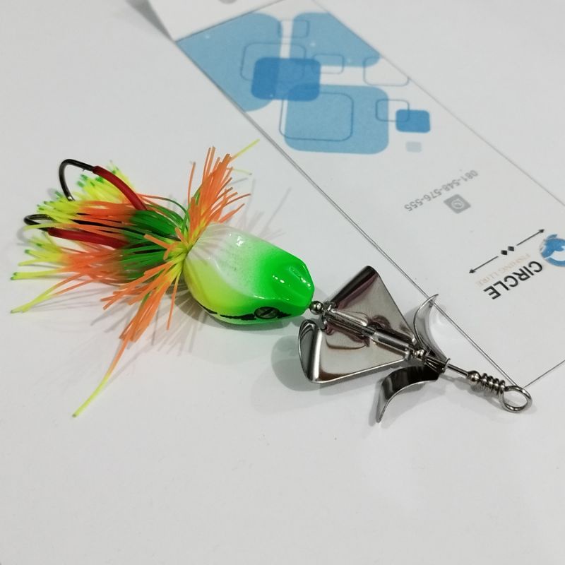Slashbait mini double propeller 12 gram CIRCLE LURE | Slatter mini ultra light | buzzbait mini | Cas