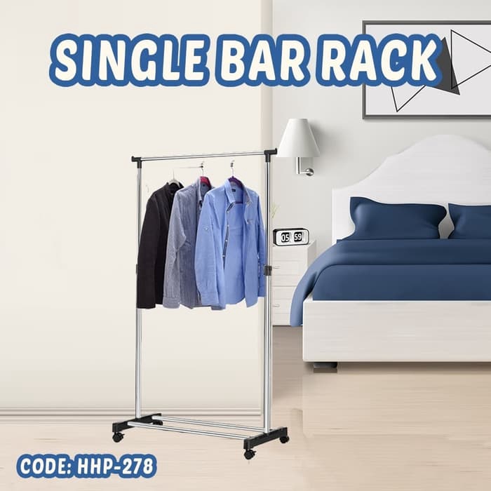 Stand Hanger Single Rak Gantung Standing HHP-278