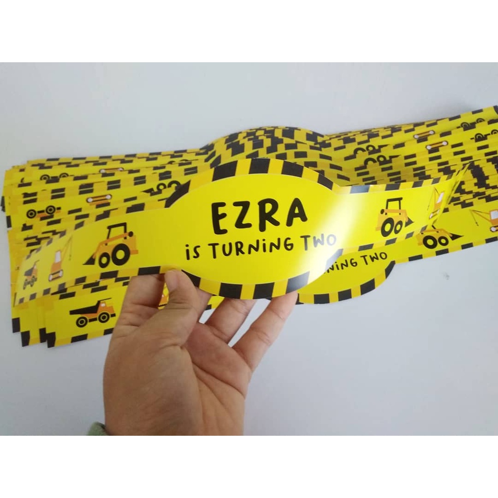 label bento excavator / label bento custom excavator / label box bento excavator