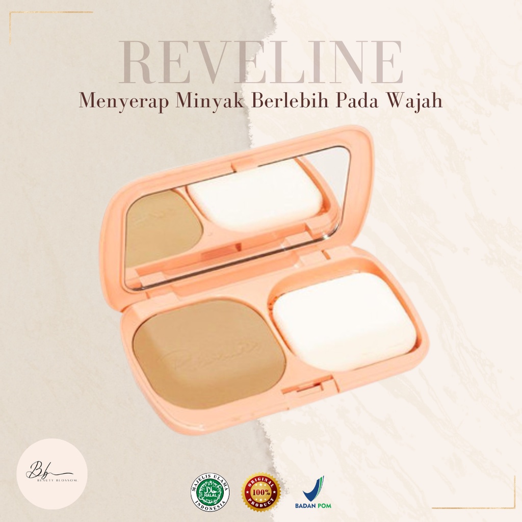 REVELINE Brightening Two Way Cake | Bedak TWC (100% ORIGINAL & BPOM)
