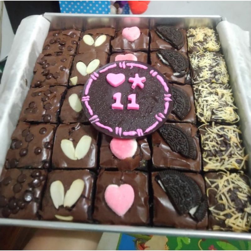 

fudgy brownies 20x20