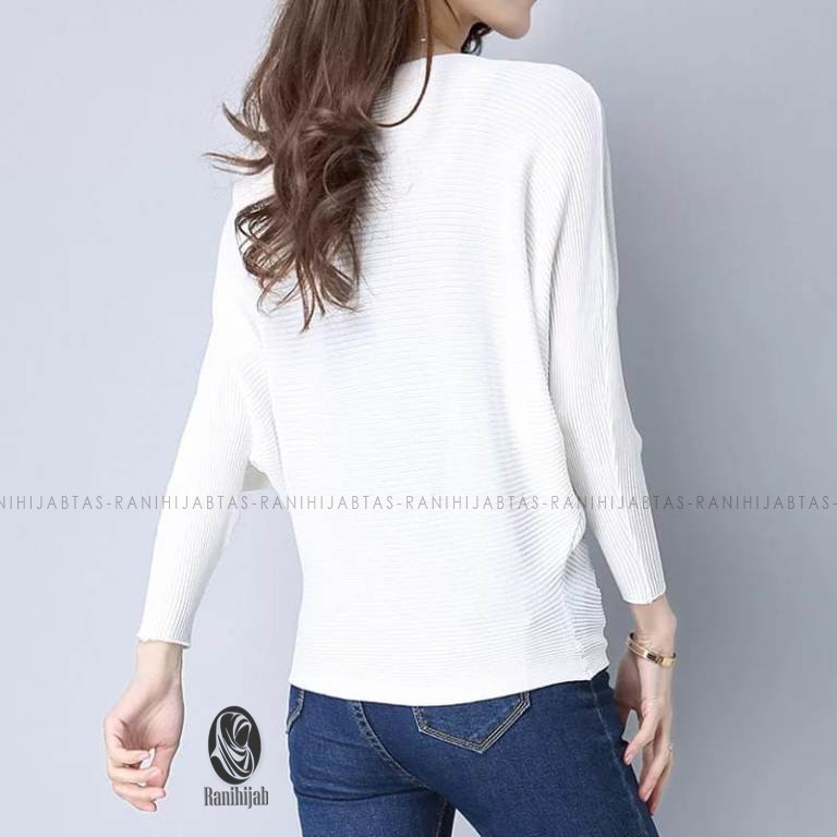 SWEATER BATWING KALONG PREMIUM OVERSIZE SWEATER OVERSIZE WANITA KOREANSTYLE TERMURAH RH