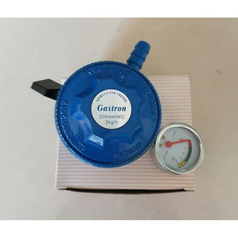 GASTRON  , SELANG PAKET ORANGE  Regulator Gas LPG Meteran GT 15 M