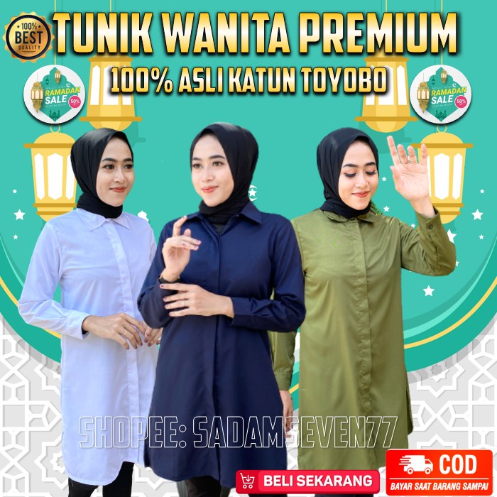 Tunik wanita kekinian/tunik import/tunik model terbaru 2022/tunik wanita muslim/atasan wanita terbar