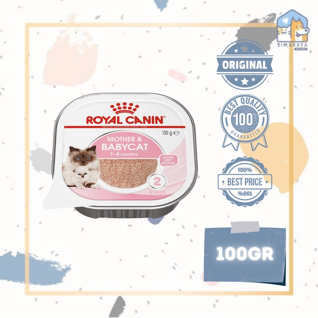 ROYAL CANIN MOTHER &amp; BABYCAT MOUSSE WET FOOD 100GR