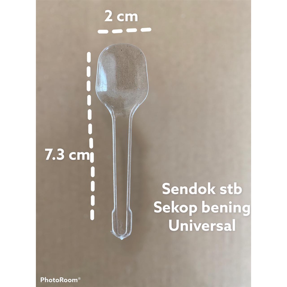 SENDOK SCOOP ES KRIM/SENDOK KECIL PLASTIK/SENDOK ES KRIM MEREK UNIVERSAL 1 PAK 50 PS