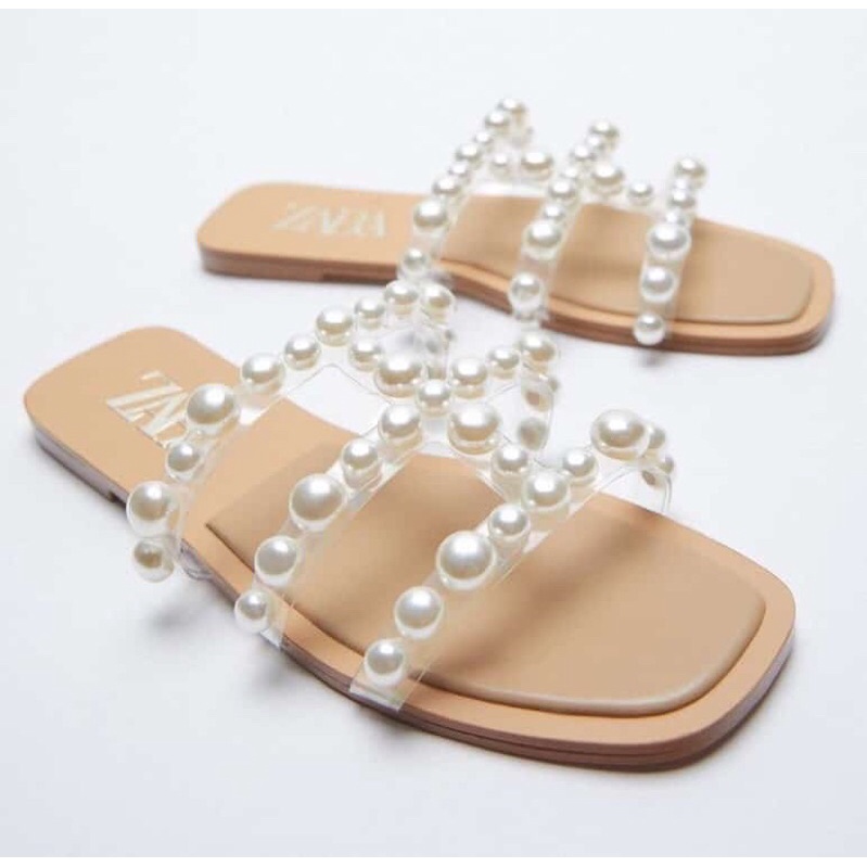 Sandal Z20 ZARA Pearly Flat white black