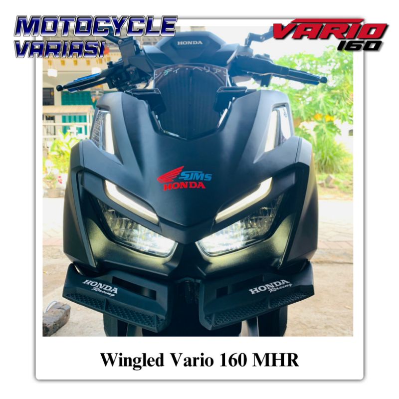 Winglet Honda Vario 160 Model Moto GP ABS Plastik MHR