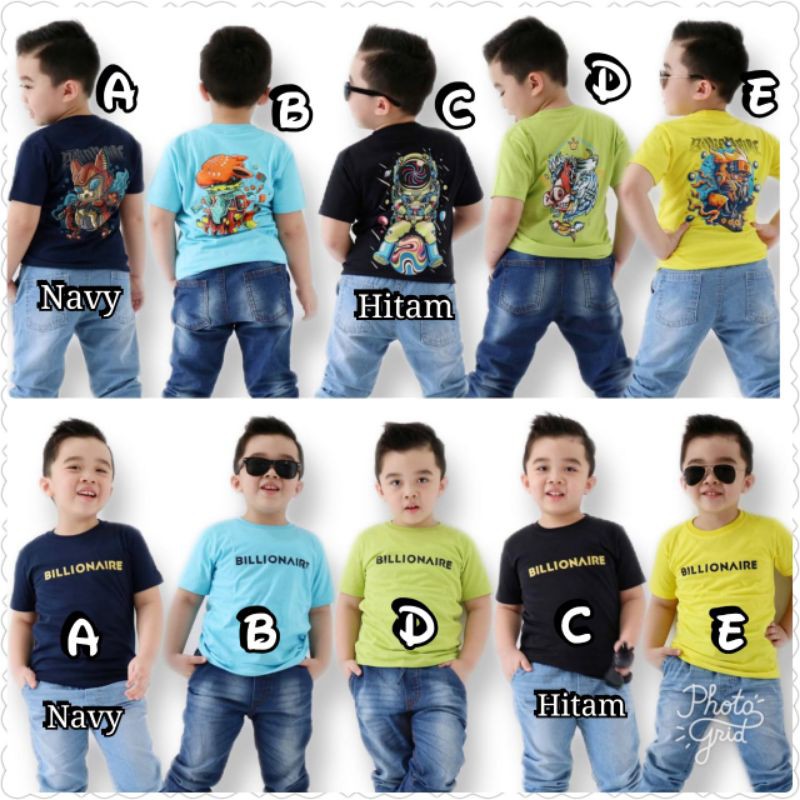 Kaos Anak Billionaire