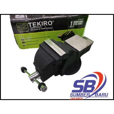 Klem TEKIRO 3" Inch Bais Catok Meja Ragum Clamp Vise Bench Table Vice SBJ