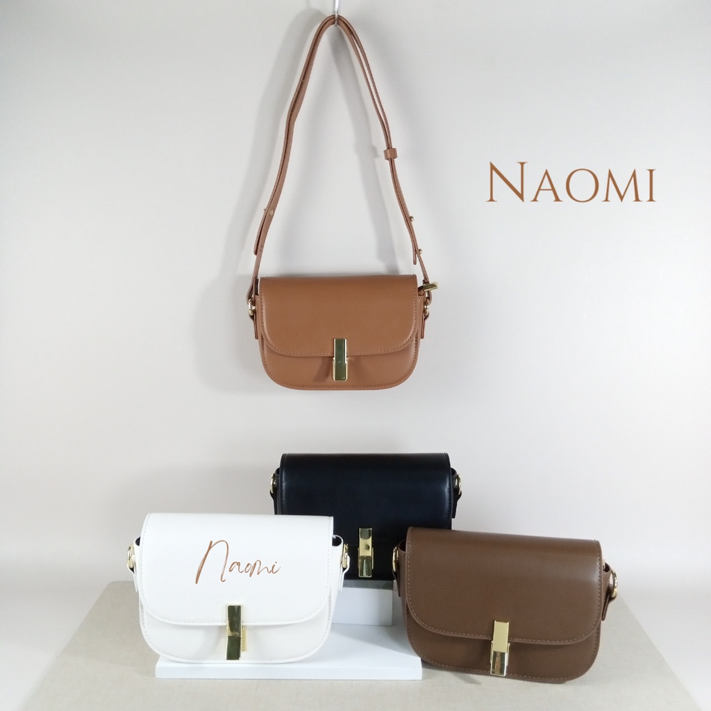 NAOMI - Theresia Sling Bag Import - Tas Selempang - Tas Kulit Wanita Impor - Tas Fashion - Tas Wanita - Tas Naomi - Naomi Bag