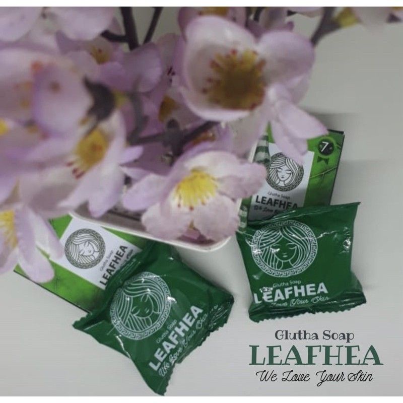 1 pcs | LEAFHEA GLUTA SOAP | SABUN LEAFHEA | LEAFHEA ORIGINAL