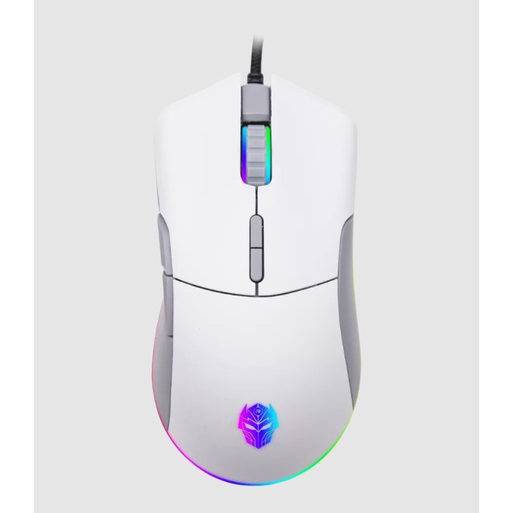 Mouse Rexus Xierra X15 X-15 RGB - Macro Gaming - White Black - Garansi