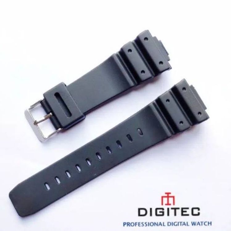 Tali Jam Tangan Digitec DG-3090T DG3090-T DG3090T DG 3090 T warna hitam