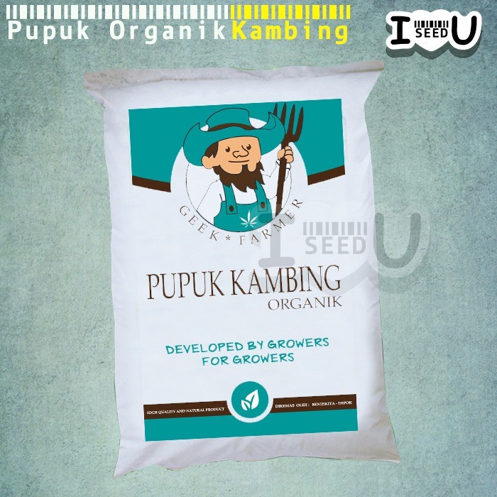 Pupuk Kambing Halus Organik Premium - Geek Farmer