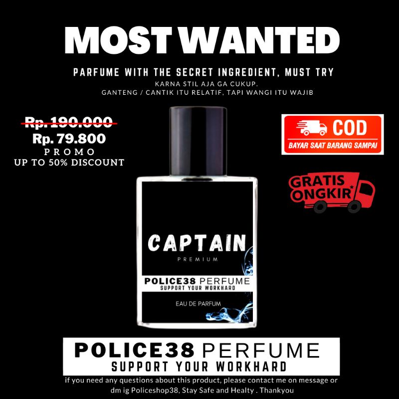 CAPTAIN PARFUME - Parfum Pria Wangi Tahan Lama | BEST SELLER | BUY &amp; DONATE / Membeli Sambil Bersedekah | Parfum Jayrosse , Hmns , Onix , Kafh, Grey | Parfum murah . Parfum Pria Murah , Parfum Terlaris , Hmns , Jayrosse, Kafh, parfum pemikat wanita murah