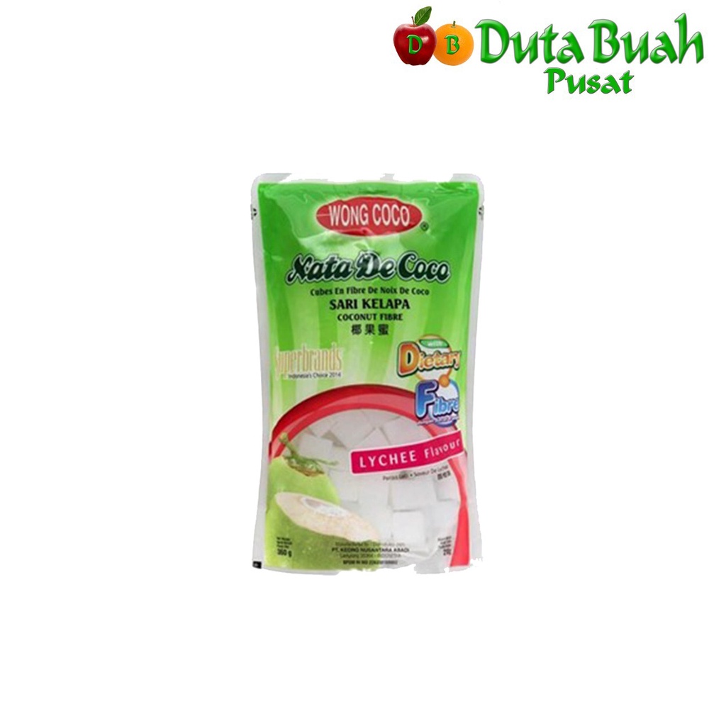 

DUTA BUAH Wong Coco Lychee (360g)