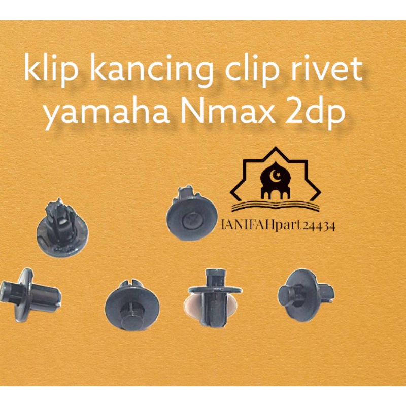 klip ori kancing clip rivet yamaha Nmax aerox