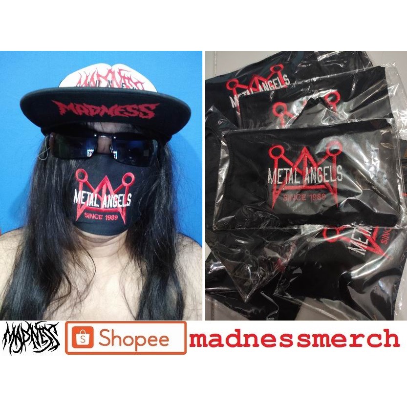 Masker 3 lapis METAL ANGELS LISENSI