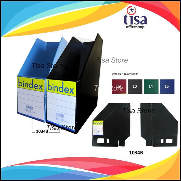 

Box File Bambi Bindex 1034B Magazine Files 80Mm - No 10