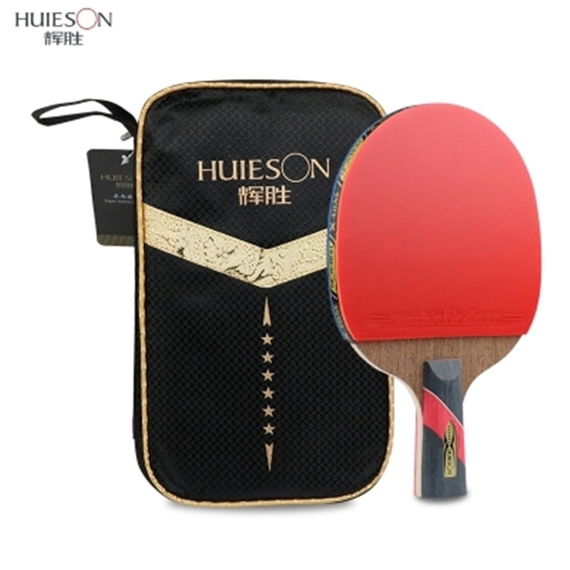 Huieson Bat Pingpongtenis Meja 6 Bintang Bahan Carbon Fiberkaret