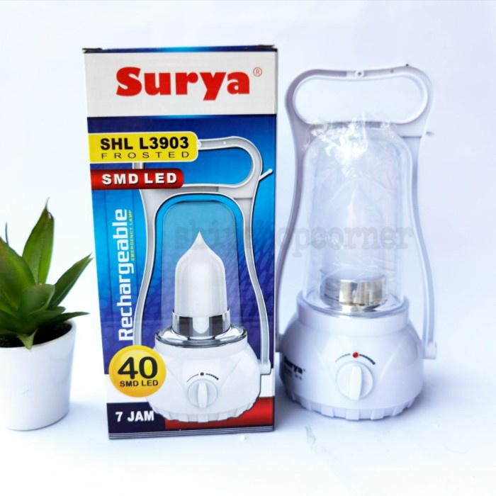 Lampu emergency led/emergency lamp SURYA shl3903 Hannochs