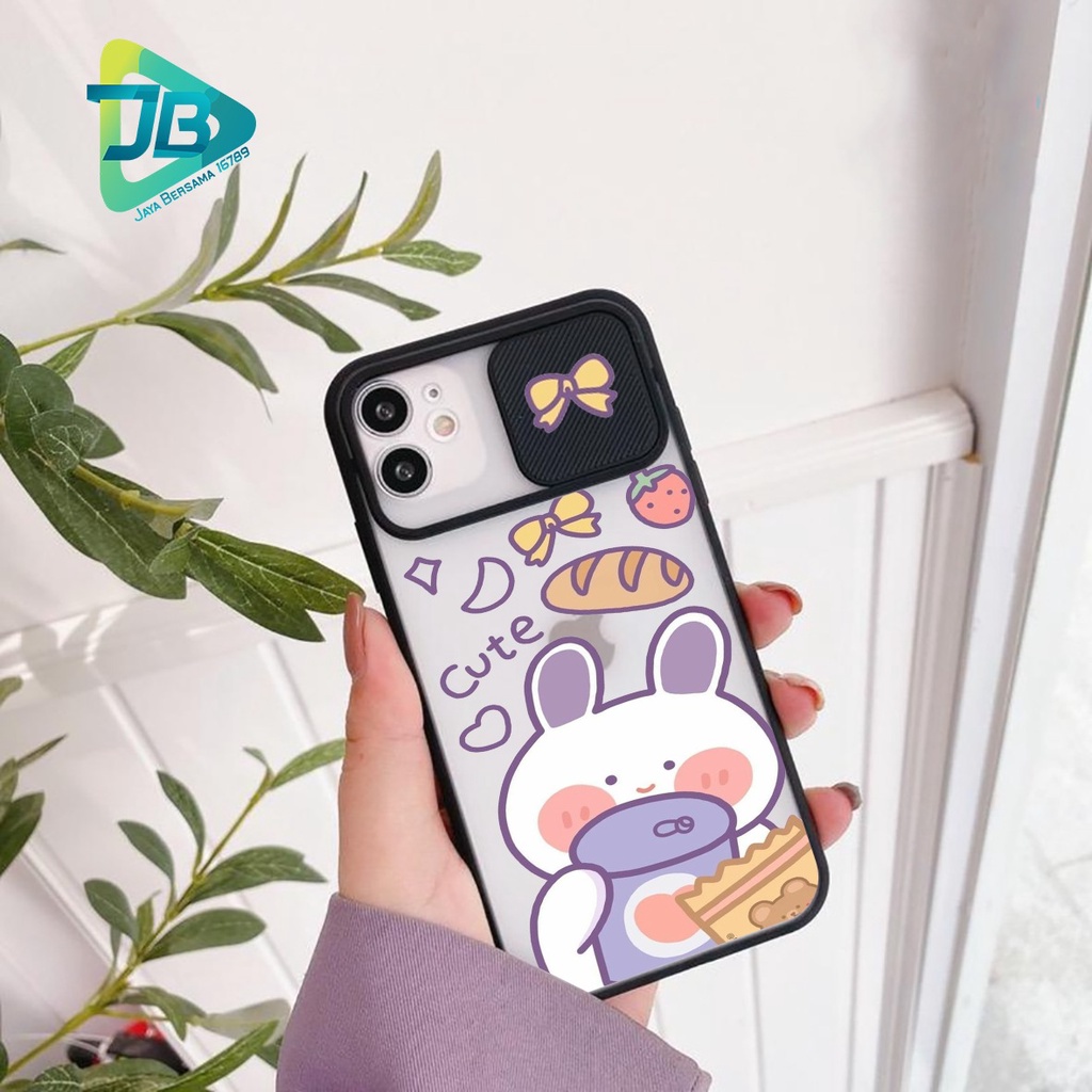 SOFTCASE SLIDE KAMERA RABBIT OPPO VIVO SAMSUNG XIAOMI REALME IPHONE ALL TYPE JB4951