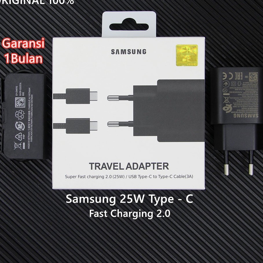 CHARGER SAMSUNG Type C to C ORIGINAL FAST CHARGING SUPER 25W 45w Watt PD Traver adapter Adaptor A21S NOTE 10 S20 A02S A11 M21 M31 A71