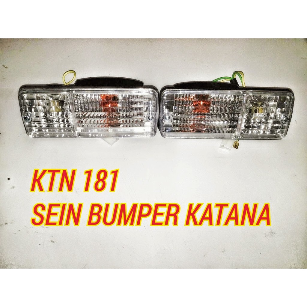 Lampu bumper /Sen Bumper Suzuki Katana model Crystal 2pcs