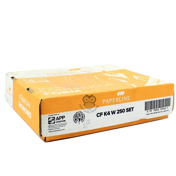 

Continuous Form 4 Ply Kemasan Ekonomis Paperline Cf K4 W 250 Set