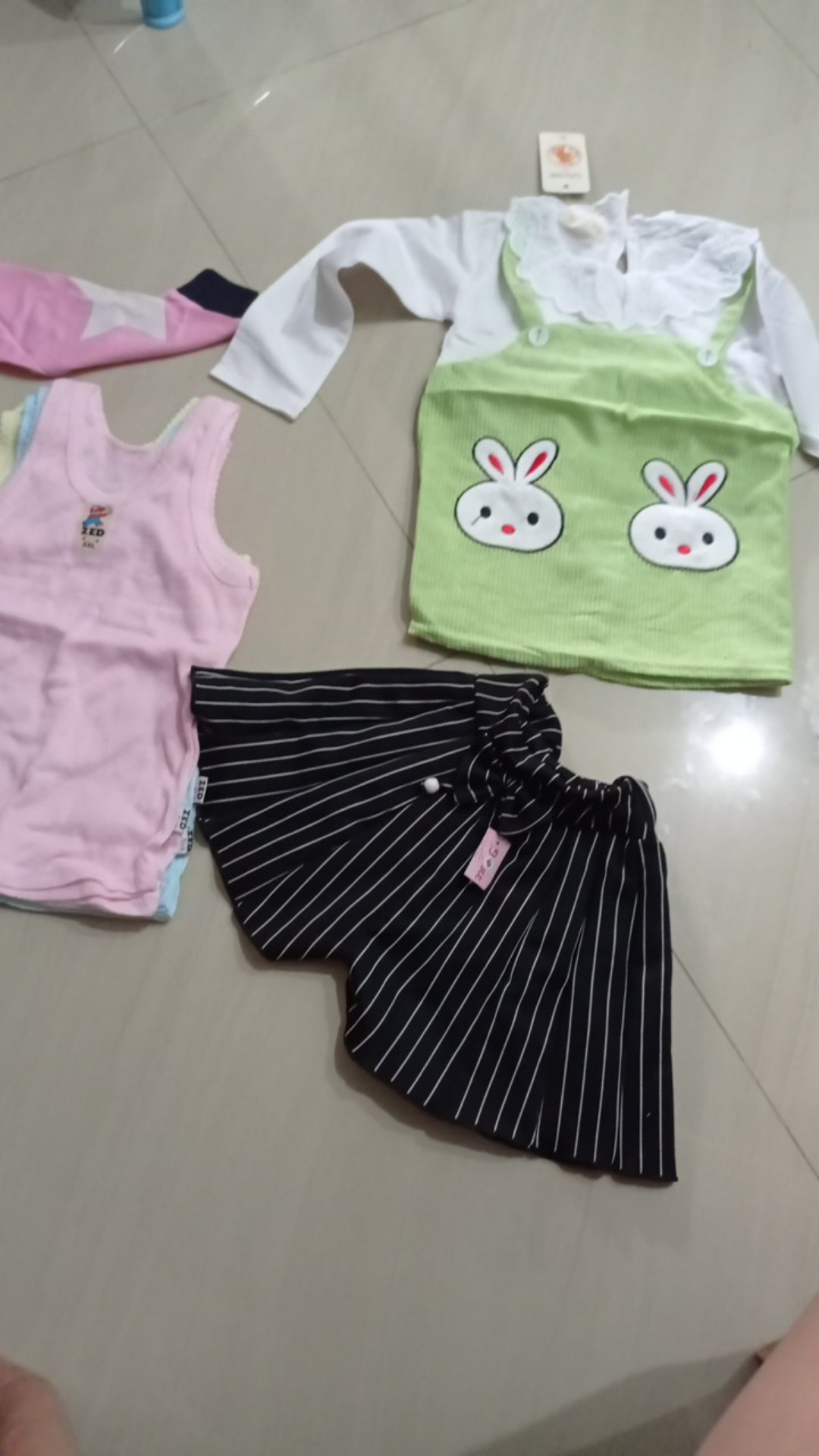 Rok Celana Motif Uk 1-2 Tahun / Rok Celana Bawahan Anak Perempuan Murah Motif Batik Abstrak Salur