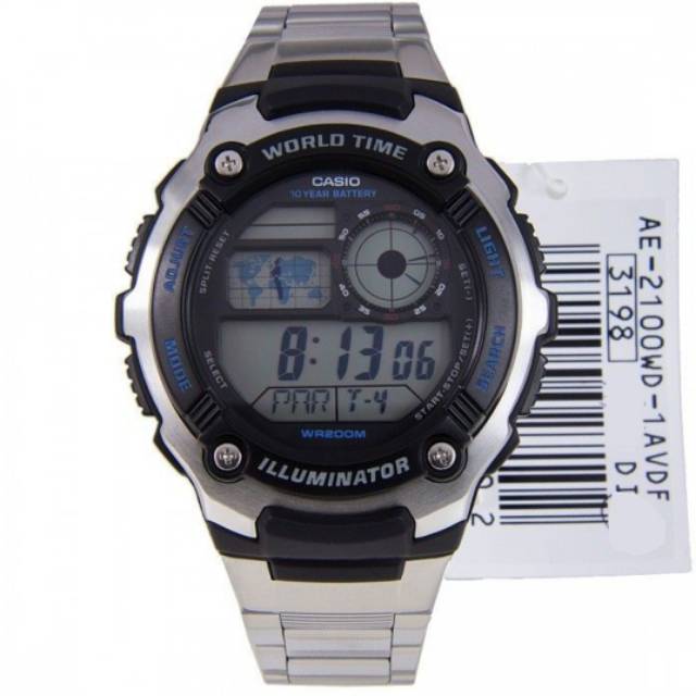 Jam Tangan Pria Casio AE-2100WD-1AVDF Original
