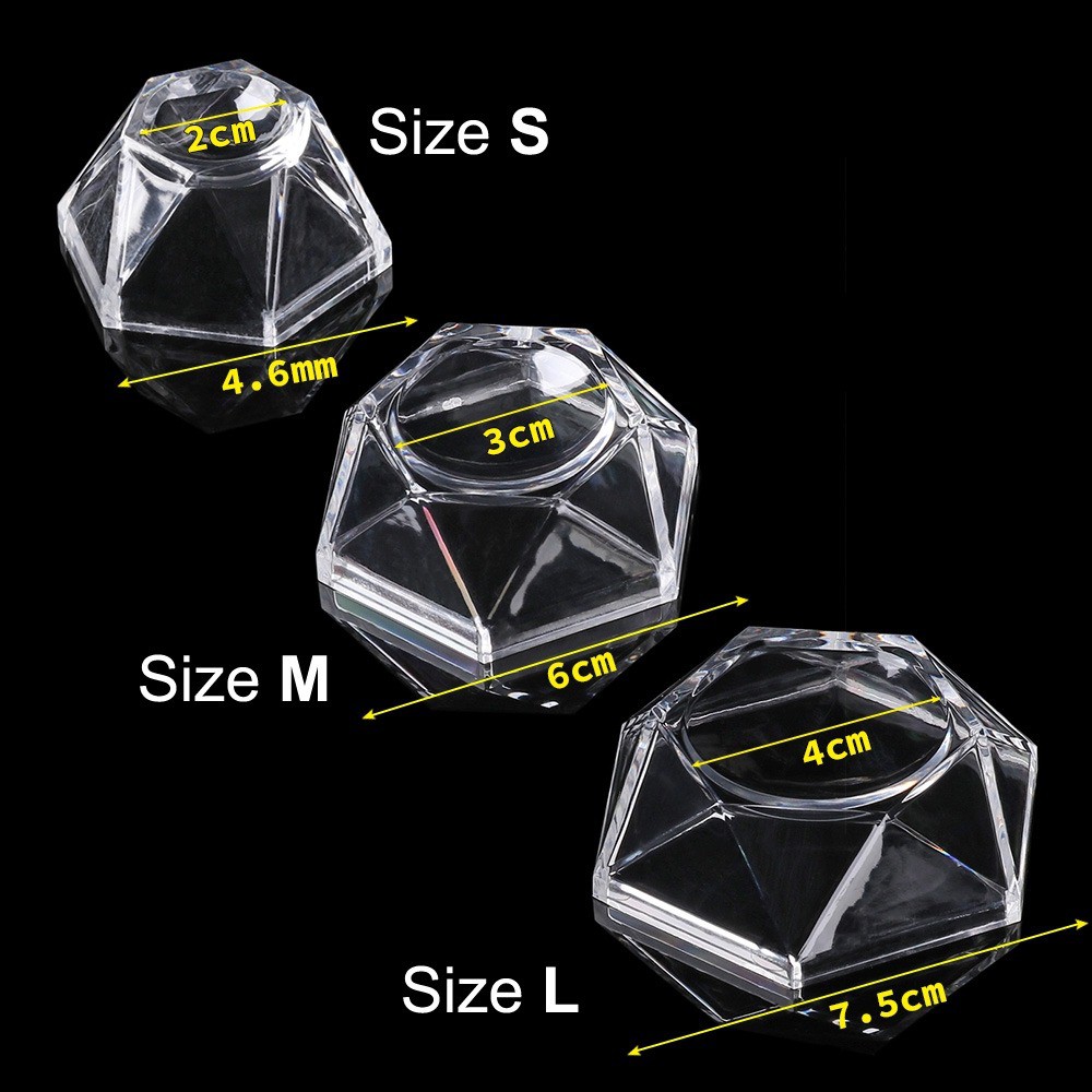 akrilik dudukan batu kristal / crystal ball stand holder display