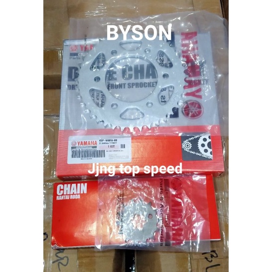 GEAR SET YAMAHA BYSON.  GEAR PAKET BISON 45P gear set byson