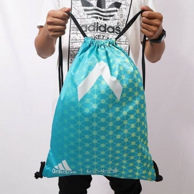 Tas Serut Gymsack String Bag Tas Futsal Sepakbola Tas Adidas AD006