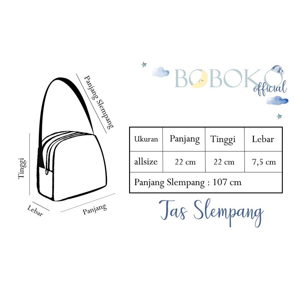 Tas Bayi Kecil Boneka Simple Bag Boboko/Baby Scots