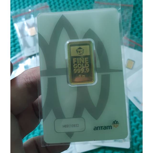 Emas Antam 5 Gram 2020 New Press Logam Mulia Antam