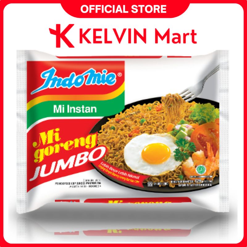 

Indomie Mie Goreng Jumbo Special Pck 129g | KELVIN Mart