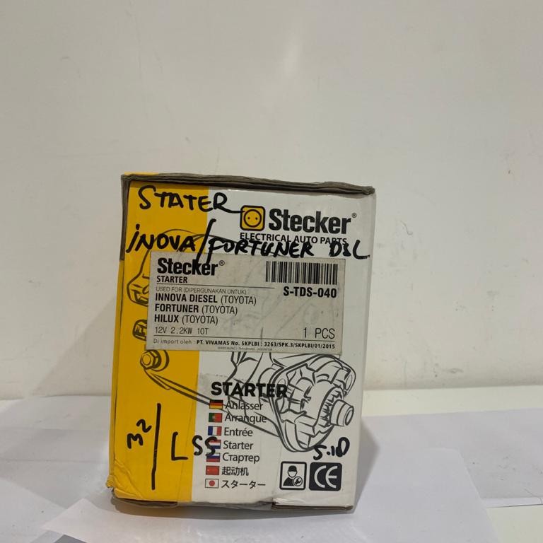 Dinamo Starter Assy Toyota Fortuner