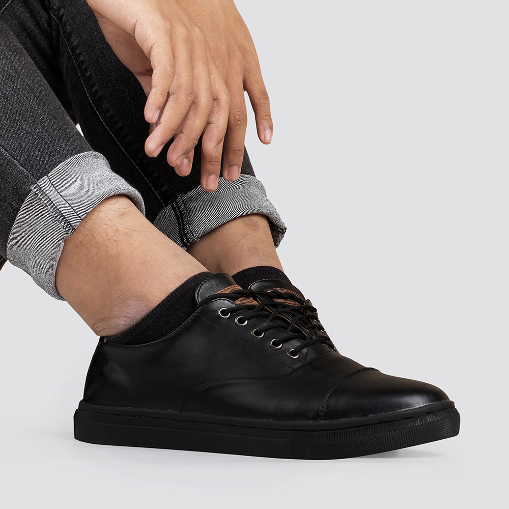 GUM OXFORD BLACK |ManNeedMe x Monday| Sepatu Pantofel Pria Formal ORI