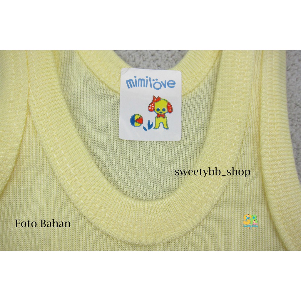 Singlet Bayi UNISEX / Pakaian Dalam Anak / Kaos Kutang Anak (0 - 2 THN)  6PCS