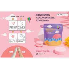 [BPOM] HUPPIES BRIGHTENING COLLAGEN GLUTA KOJIE SOAP / SABUN DENGAN KOJIE