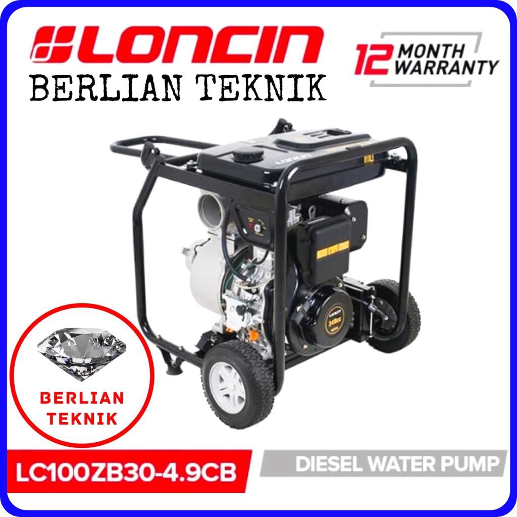 Mesin Pompa Air Solar Diesel Water Pump Loncin 4 Inch Starter