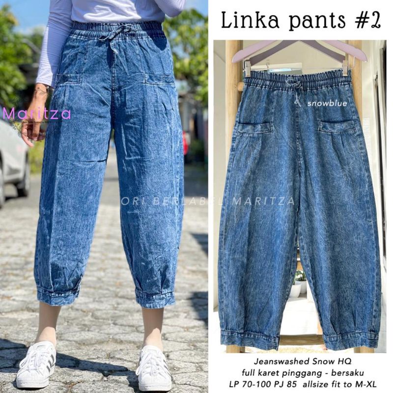 linka pants #2 celana baggy jeans by maritza