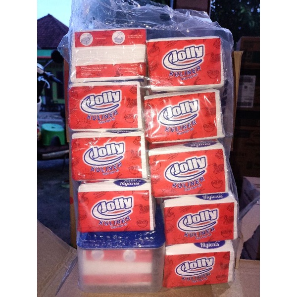 Tissue Tisu Jolly Pop Up Kuliner Kotak Kecil 90gr